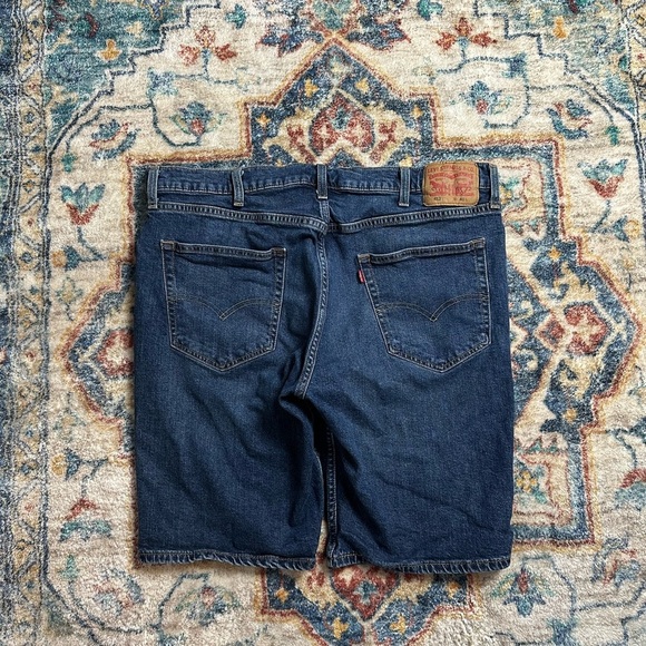 Levi’s 412 Dark Wash Denim Shorts Size 40 - Picture 2 of 5